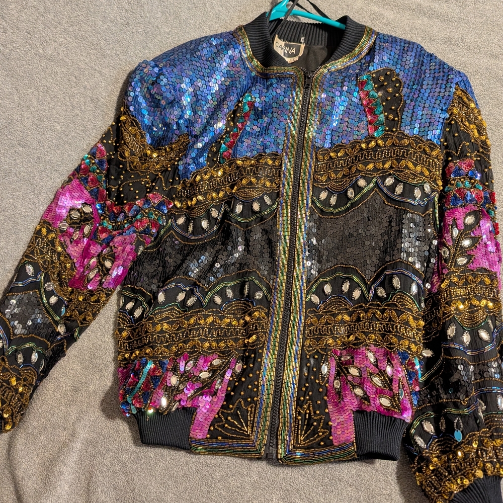 Vintage Carina Sequin Women's Jacket